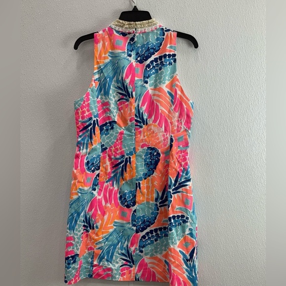 BNWT Lilly Pulitzer Alexa Multi Goombay Smashed Printed Shift with Beading - Picture 2 of 6